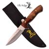 Elk Ridge Fixed Blade Knife Pakkawood Burl Polished Blade 8.5'' Overall (ER-557)