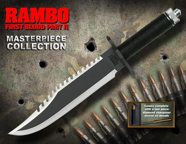 Knife Rambo II Standard Edition Hollywood Collectibles Group