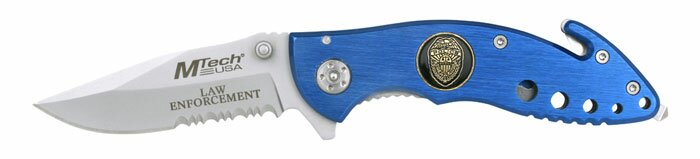 Knife M-Tech Law Enforcement Rescue Knife Blue