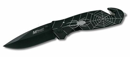 Knife M-Tech Rescue Folder Black Aluminium