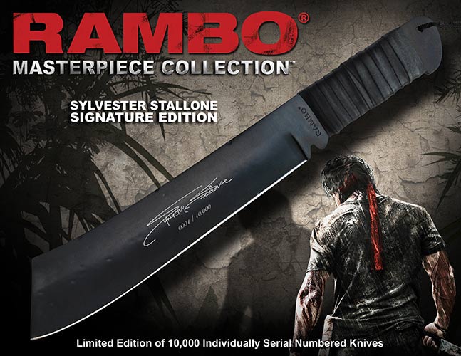 Knife Rambo IV John Rambo Signature Edition Hollywood Collectibles Group