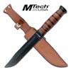 MTech USA Fixed Blade Military Knife 12'' Overall (MT-122)