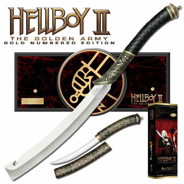 Official Hellboy II Sword - Gold Edition
